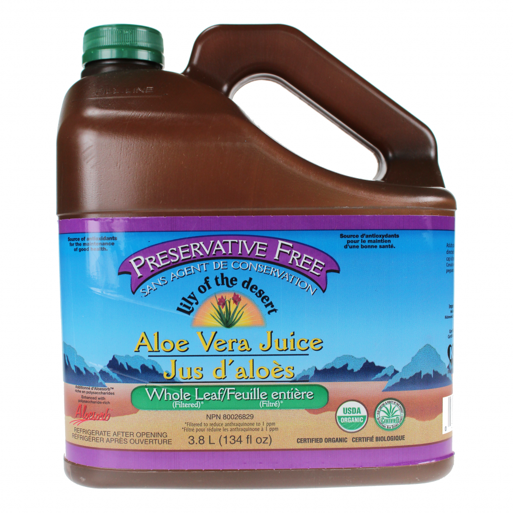 Aloe Vera Juice Whole Leaf -Plstc