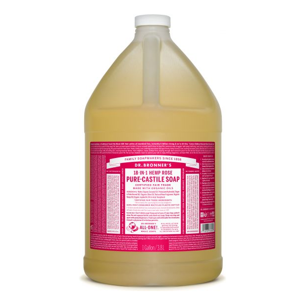 Rose Pure-Castile Liquid Soap